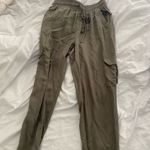 Olive green joggers
